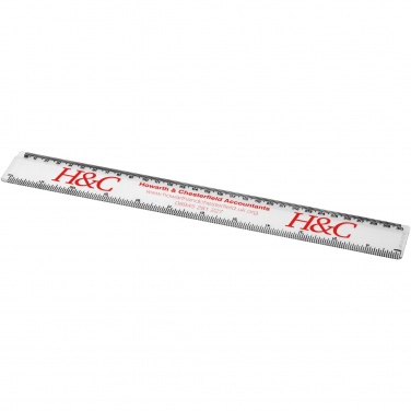 Logotrade promotional product picture of: Renzo 30 cm plastic ruler