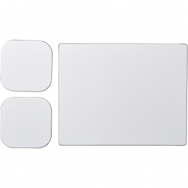 Logotrade corporate gift picture of: Brite-Mat® mouse mat and coaster set combo 3