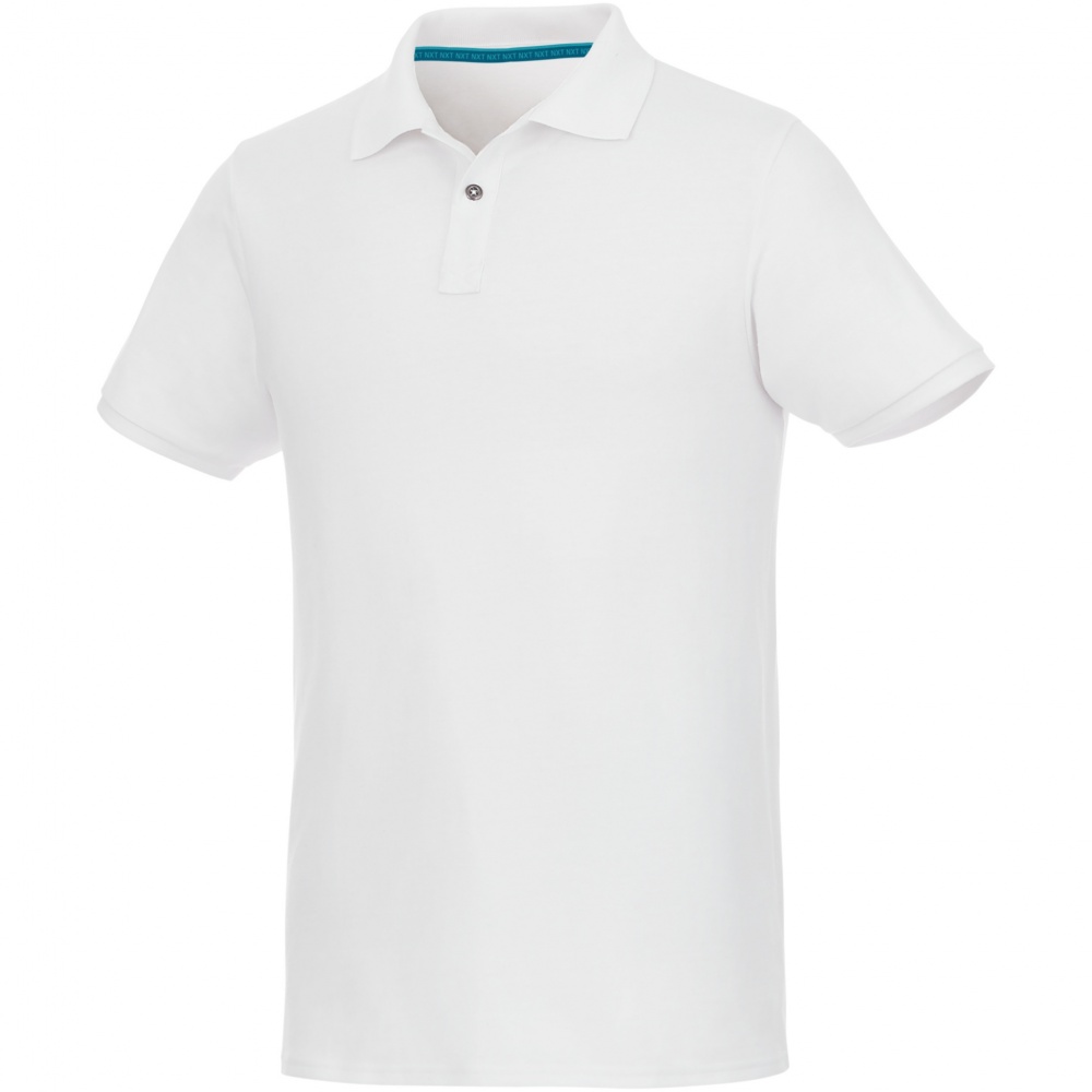 Logotrade promotional item picture of: Beryl short sleeve men's organic recycled polo