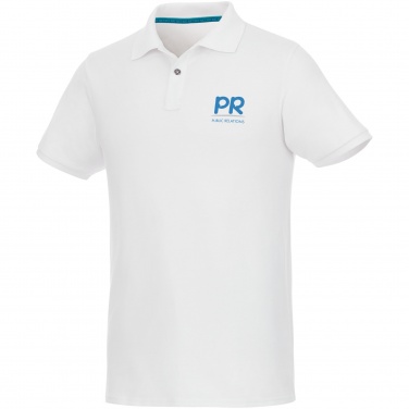 Logotrade promotional merchandise image of: Beryl short sleeve men's organic recycled polo
