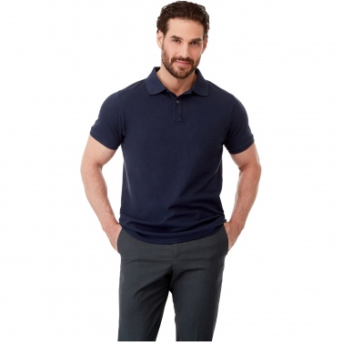 Logotrade promotional merchandise picture of: Beryl short sleeve men's organic recycled polo