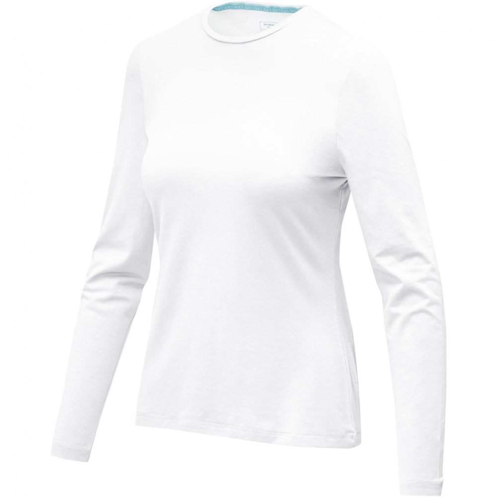 Logotrade business gift image of: Ponoka long sleeve women's organic t-shirt