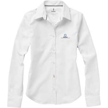 Logo trade corporate gifts image of: Vaillant long sleeve women's oxford shirt
