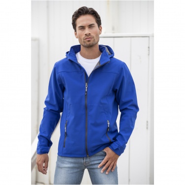 Logo trade promotional giveaway photo of: Langley men's softshell jacket