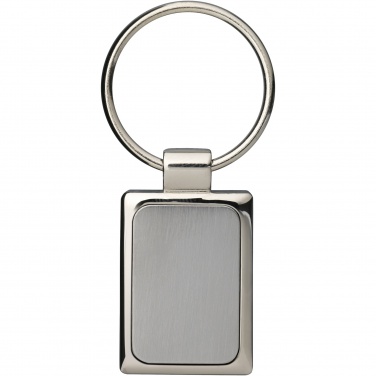 Logotrade promotional items photo of: Sergio rectangular metal keychain