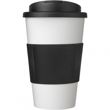 Logotrade business gifts photo of: Americano® 350 ml tumbler with grip & spill-proof lid