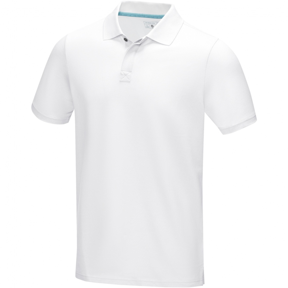 Logotrade promotional merchandise image of: Graphite short sleeve men’s organic polo