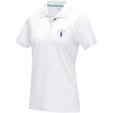 Logotrade promotional items photo of: Graphite short sleeve women’s organic polo