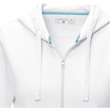 Logotrade promotional gifts photo of: Ruby women’s organic recycled full zip hoodie