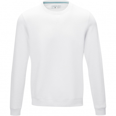 Logotrade promotional gift image of: Jasper men’s organic recycled crewneck sweater