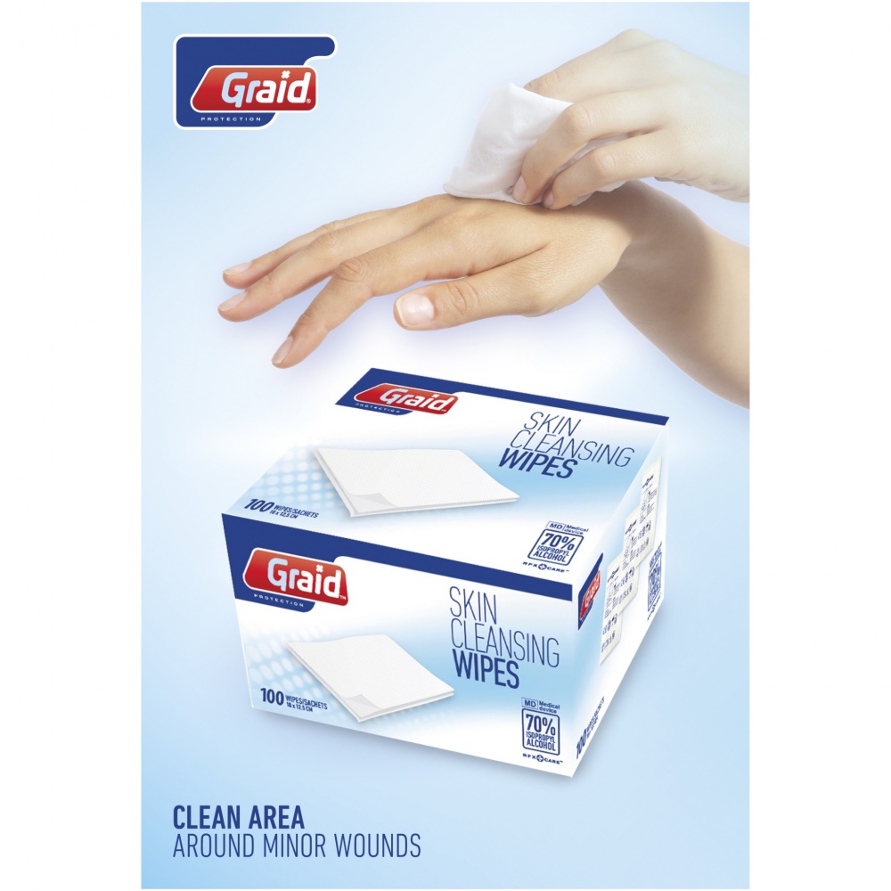 Logotrade promotional giveaway picture of: Elisabeth cleansing wipes
