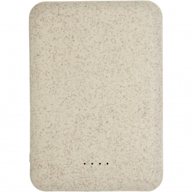 Logotrade promotional giveaway picture of: Asama 5000 mAh wheat straw power bank