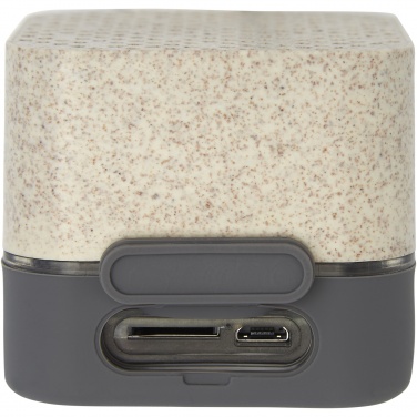 Logotrade promotional giveaways photo of: Aira wheat straw Bluetooth® speaker
