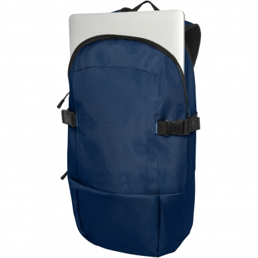Logo trade promotional items image of: Baikal 15" GRS RPET laptop backpack 8L