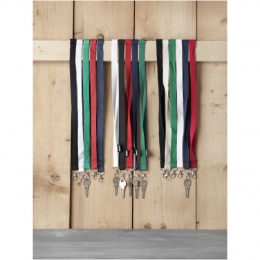 Logo trade advertising products picture of: Tom recycled PET lanyard with breakaway closure