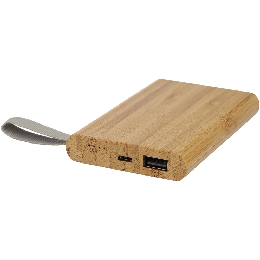 Logotrade promotional products photo of: Tulda 5000 mAh bamboo power bank
