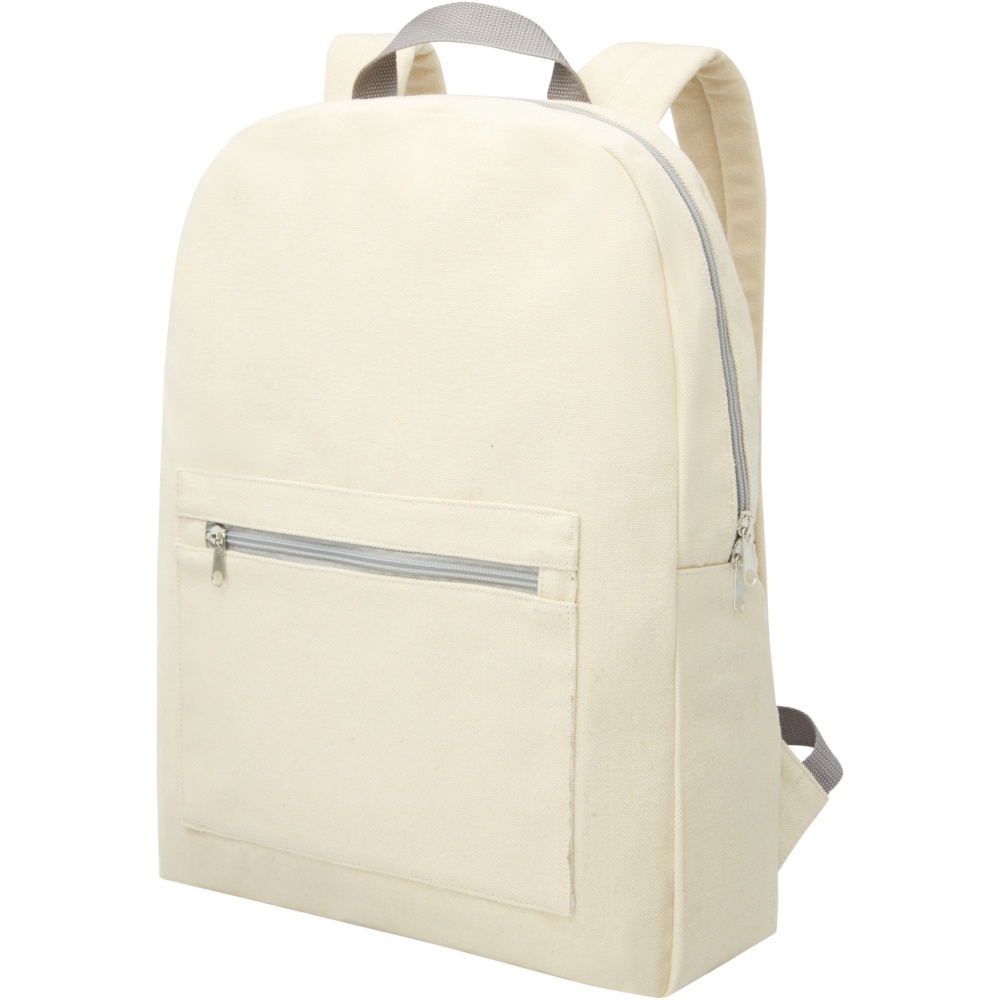 Logotrade promotional merchandise image of: Pheebs 450 g/m² recycled cotton and polyester backpack 10L