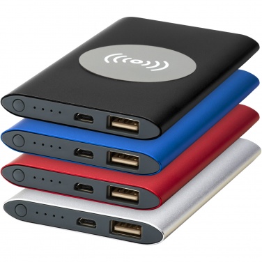 Logo trade promotional giveaways image of: Juice 4000mAh wireless power bank 