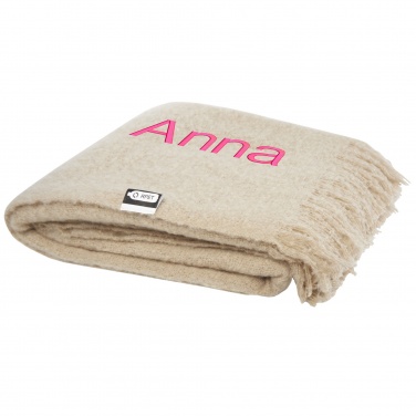 Logo trade promotional merchandise image of: Ivy GRS certified RPET blanket