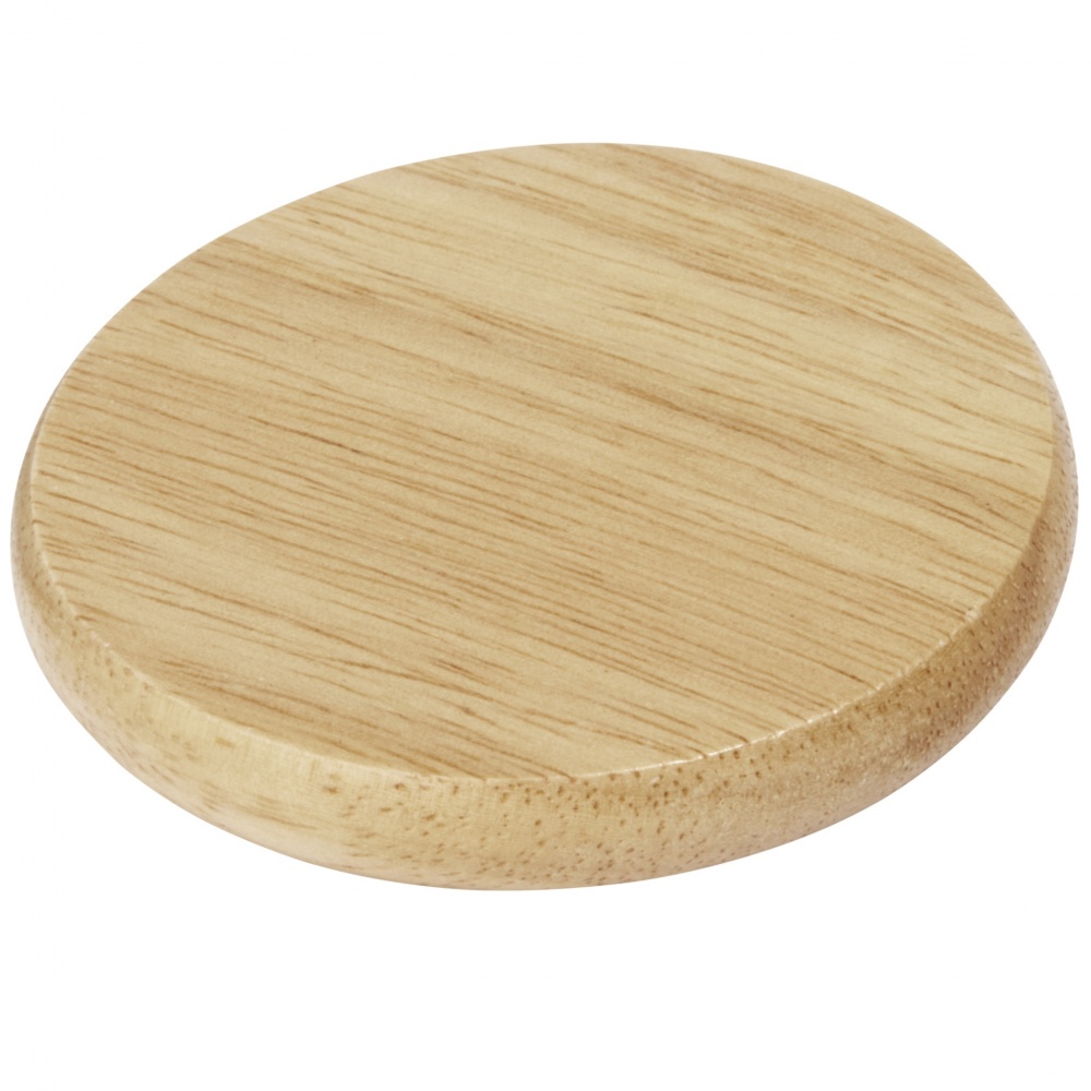 Logo trade advertising product photo of: Scoll wooden coaster with bottle opener