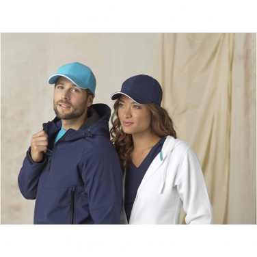 Logotrade business gift image of: Topaz 6 panel GRS recycled sandwich cap