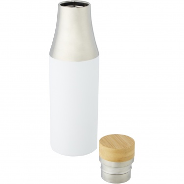 Logotrade promotional item picture of: Hulan 540 ml copper vacuum insulated stainless steel bottle with bamboo lid