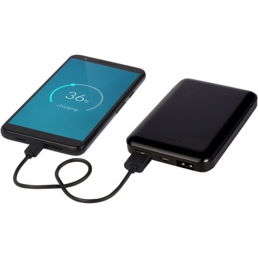 Logotrade promotional gift image of: Gleam 5000 mAh ultra slim light-up power bank