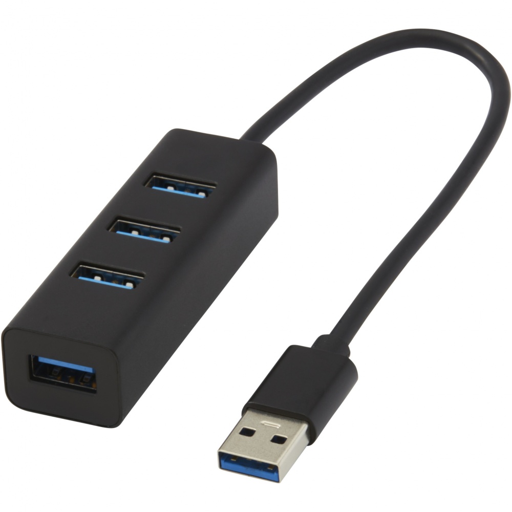 Logo trade promotional products picture of: ADAPT aluminum USB 3.0 hub