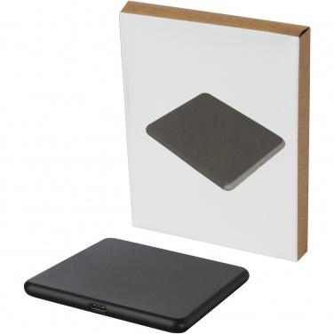 Logotrade promotional product image of: Loop 10W recycled plastic wireless charging pad
