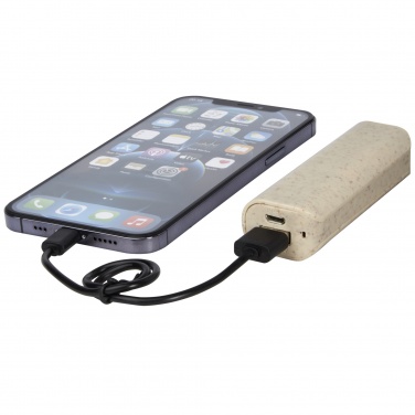 Logotrade promotional giveaways photo of: Yoko 1200mAh wheat straw power bank
