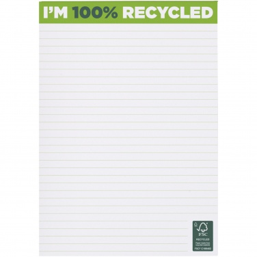 Logotrade promotional item image of: Desk-Mate® A5 recycled notepad