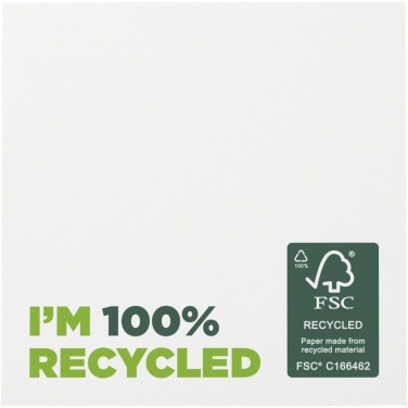 Logotrade promotional product image of: Sticky-Mate® recycled sticky notes 75 x 75 mm