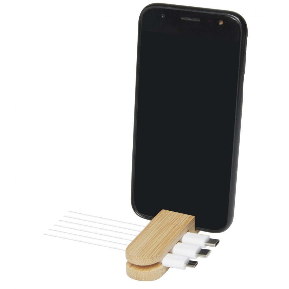 Logotrade promotional giveaway picture of: Edulis bamboo cable manager 