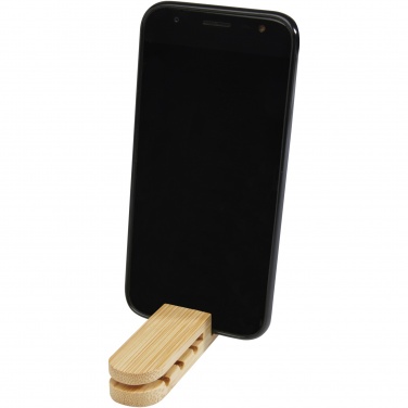Logo trade promotional giveaway photo of: Edulis bamboo cable manager 