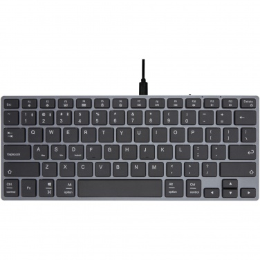 Logo trade promotional gifts image of: Hybrid performance Bluetooth keyboard - QWERTY