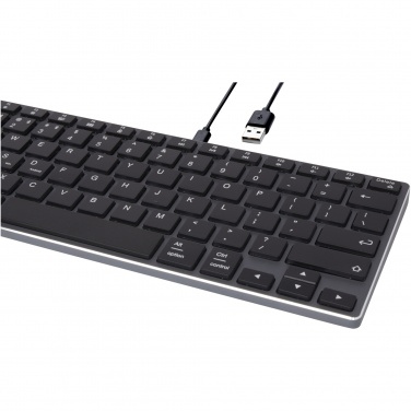 Logo trade promotional gifts picture of: Hybrid performance Bluetooth keyboard - QWERTY