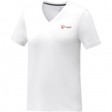 Logotrade promotional items photo of: Somoto short sleeve women's V-neck t-shirt 