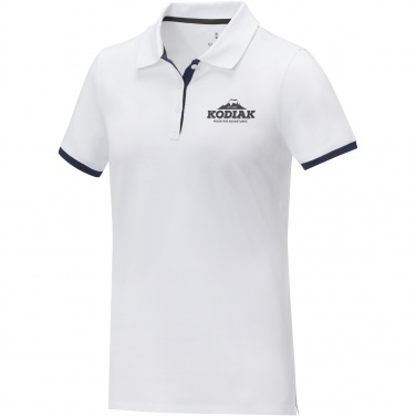 Logotrade promotional merchandise photo of: Morgan short sleeve women's duotone polo