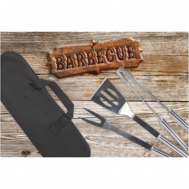 Logotrade promotional product picture of: Barcabo BBQ 3-piece set