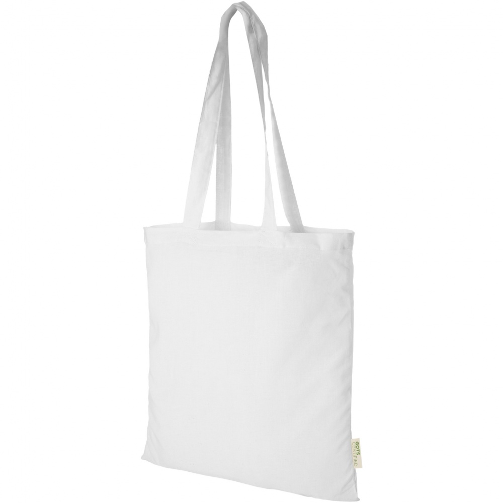 Logotrade promotional product image of: Orissa 140 g/m² organic cotton tote bag 7L