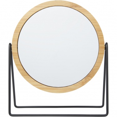 Logo trade business gifts image of: Hyrra bamboo standing mirror