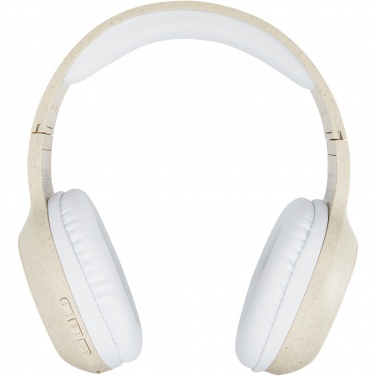 Logo trade advertising products picture of: Riff wheat straw Bluetooth® headphones with microphone