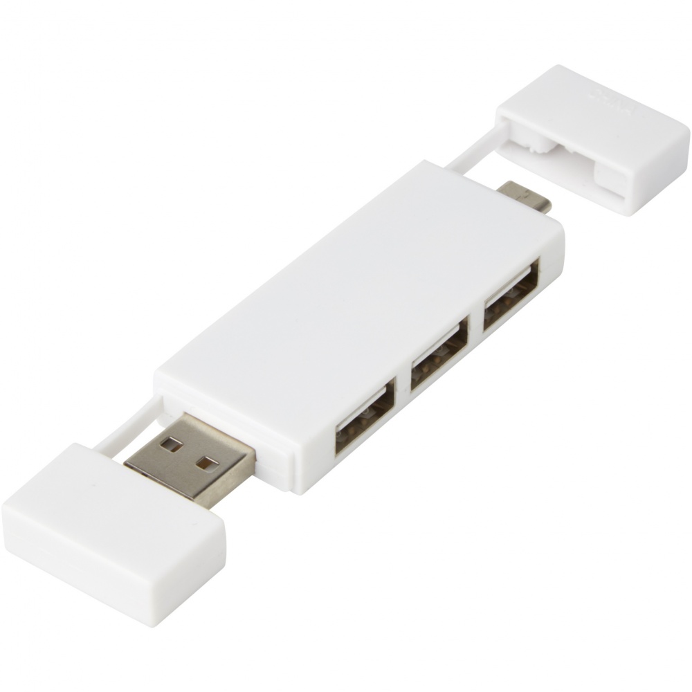 Logo trade advertising product photo of: Mulan dual USB 2.0 hub