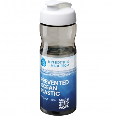 Logo trade promotional products image of: H2O Active® Eco Base 650 ml flip lid sport bottle
