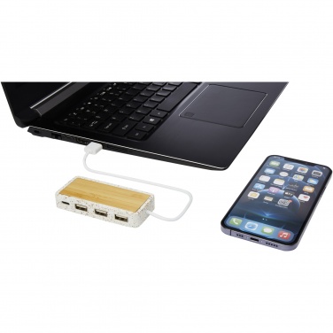 Logo trade promotional giveaways picture of: Terrazzo USB 2.0 hub