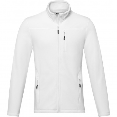 Logo trade promotional products picture of: Amber men's GRS recycled full zip fleece jacket