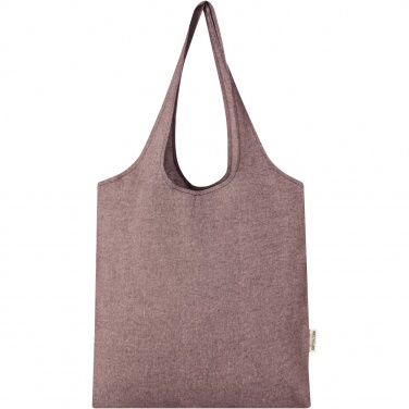 Logo trade advertising products picture of: Pheebs 150 g/m² recycled cotton trendy tote bag 7L