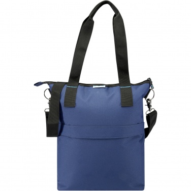 Logo trade promotional gift photo of: REPREVE® Our Ocean™ 15" GRS RPET laptop tote bag 12L