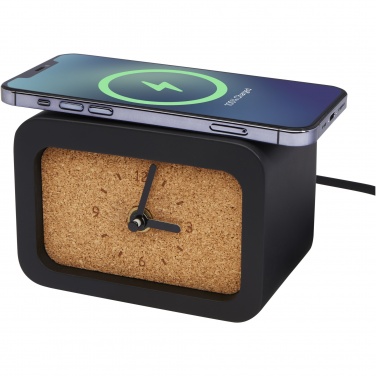 Logotrade promotional gifts photo of: Momento wireless limestone charging desk clock