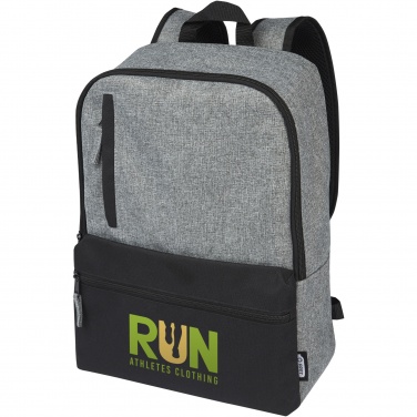 Logo trade promotional gifts picture of: Reclaim 15" GRS recycled two-tone laptop backpack 14L